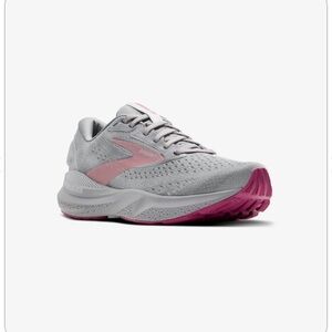 Brooks Women's adrenaline 24 Gray & Pink Running Shoe